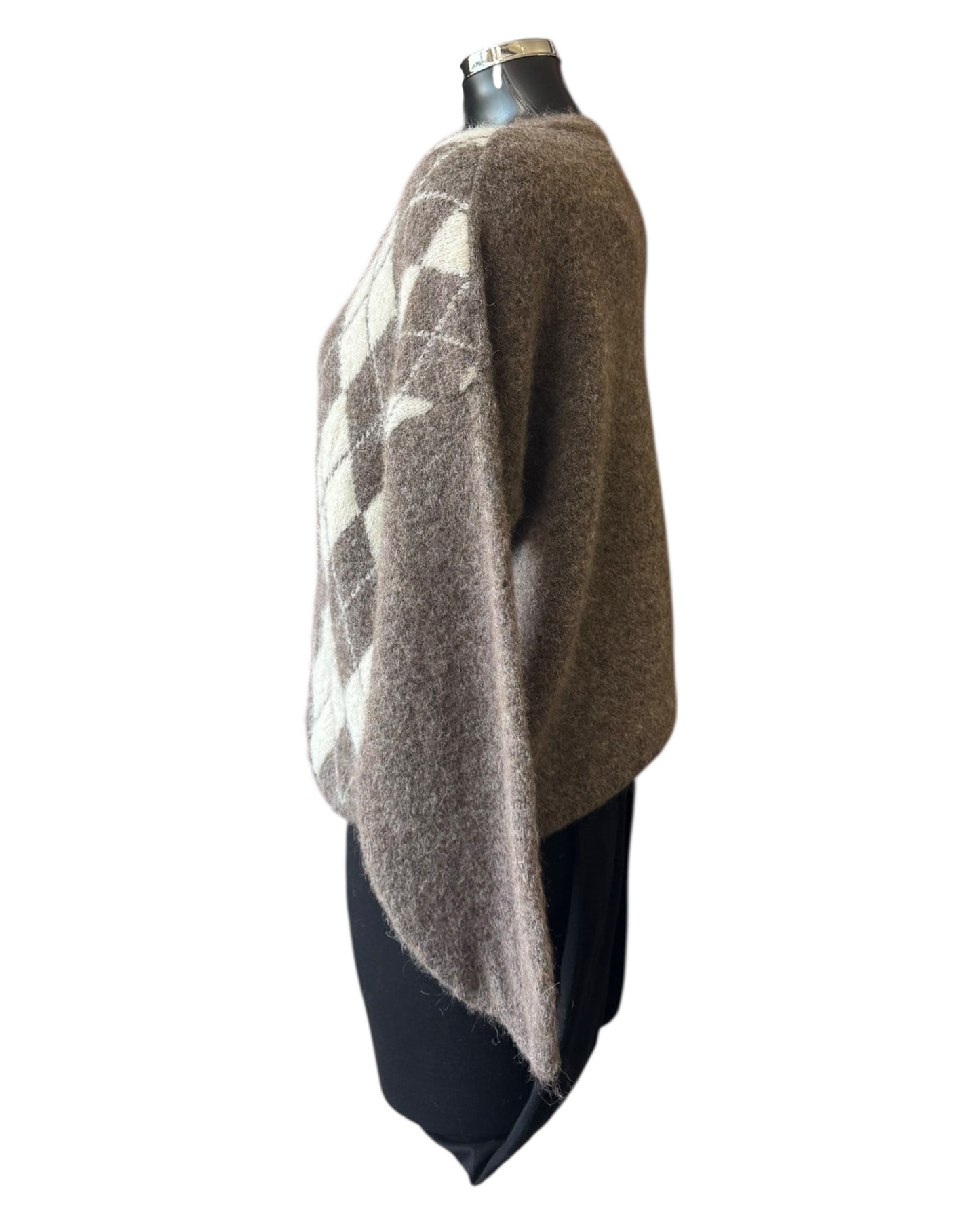 Shona argyle pattern cardigan - Brown