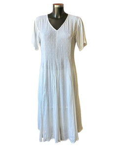 Orientique Dobey godet dress - White