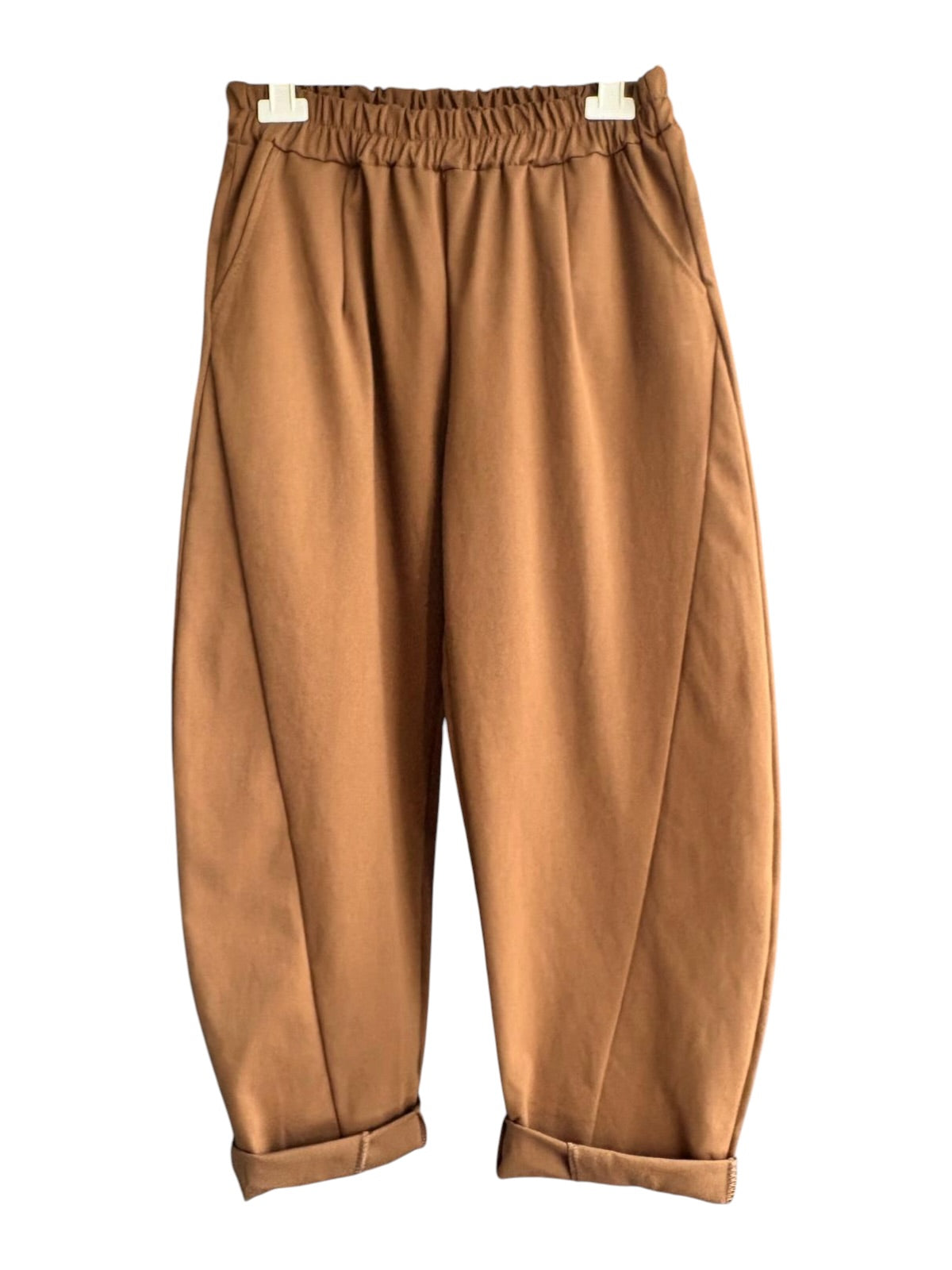 Priya jersey balloon trousers - Chocolate