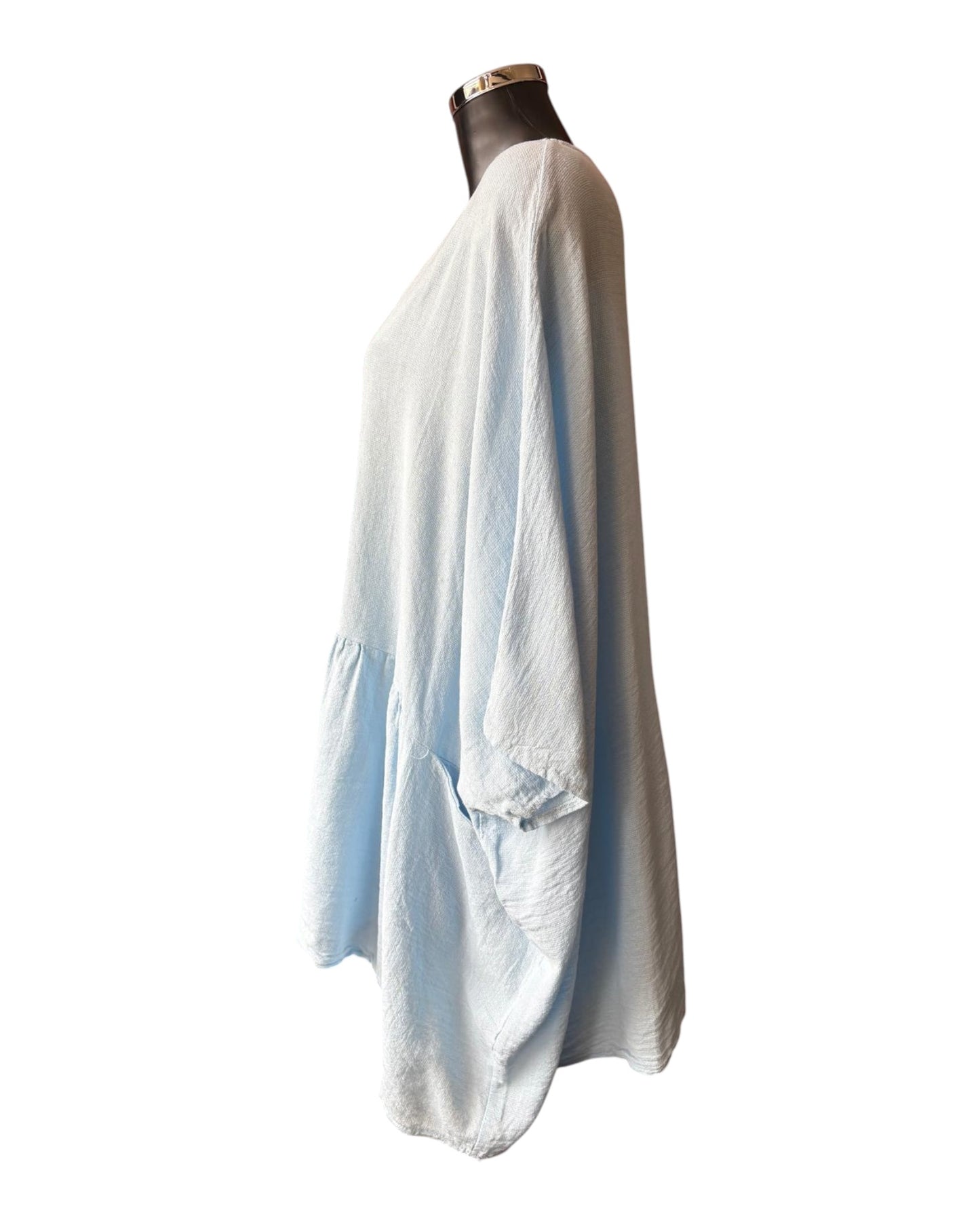 Gaynor oversized smock top - Blue