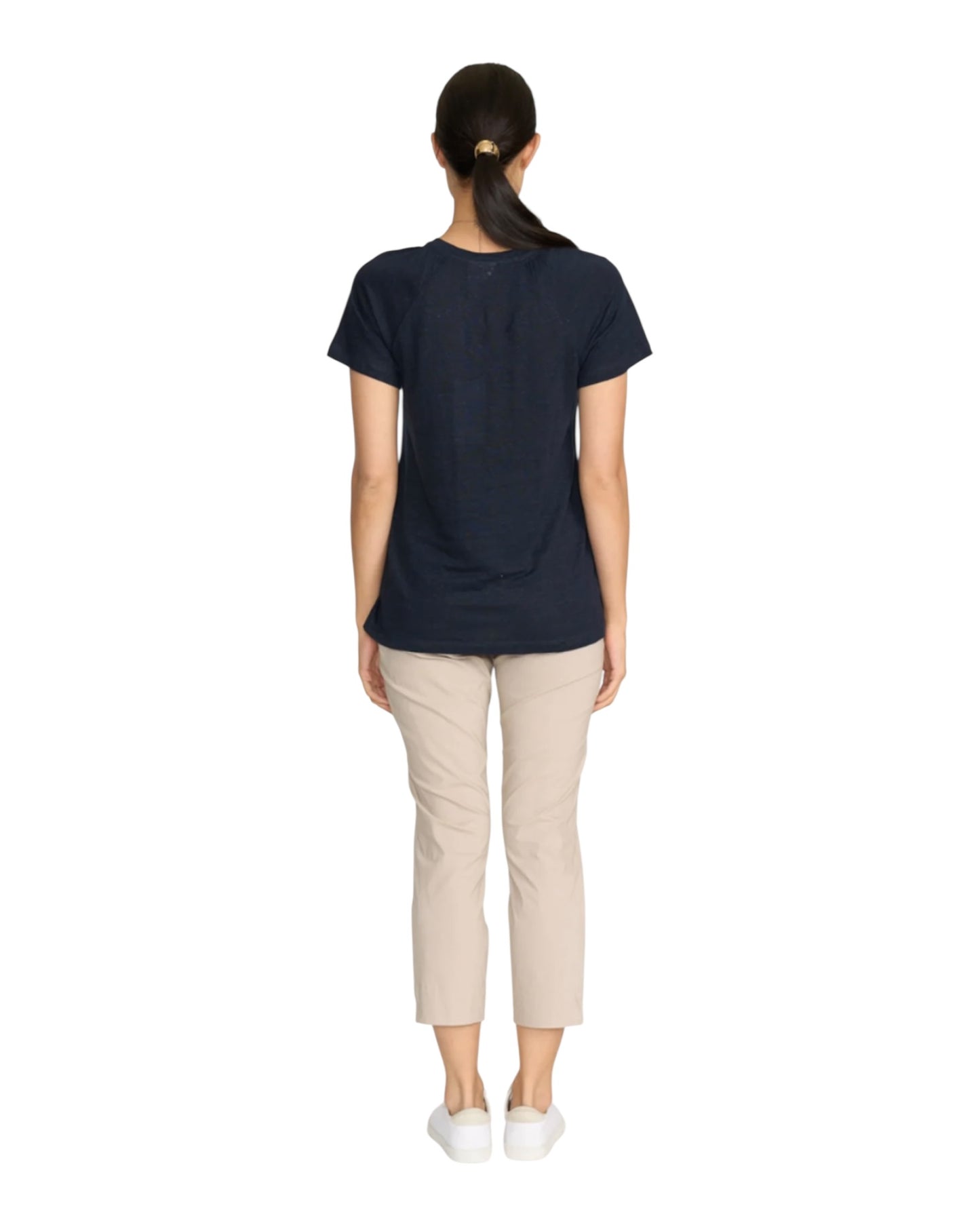 Foil 7/8 signature trapeze trousers - SAND