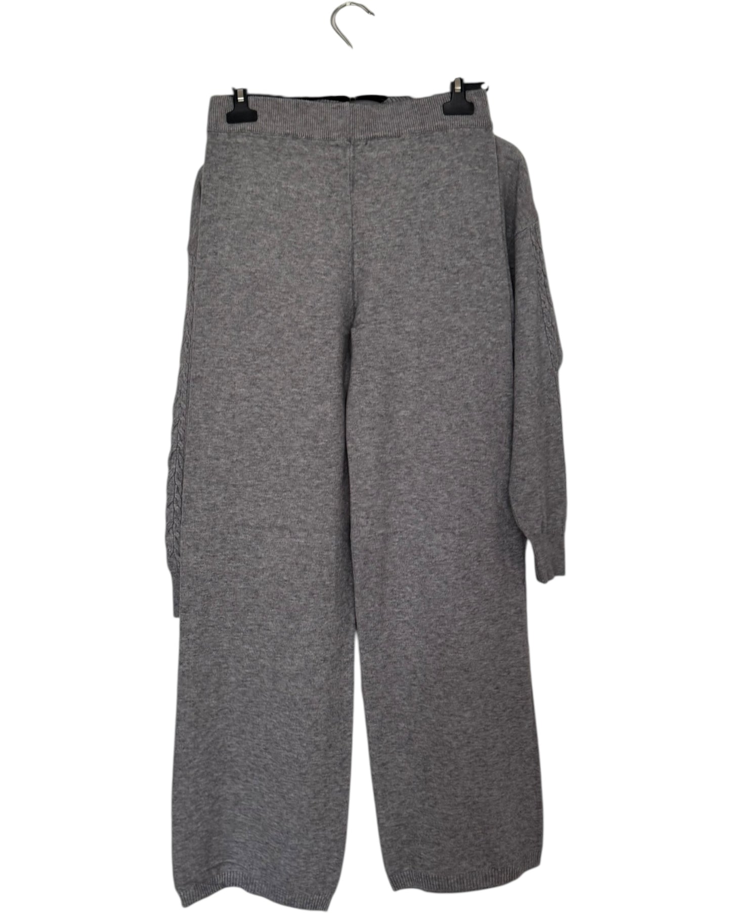 Amelia cable side coord trouser suit - Grey