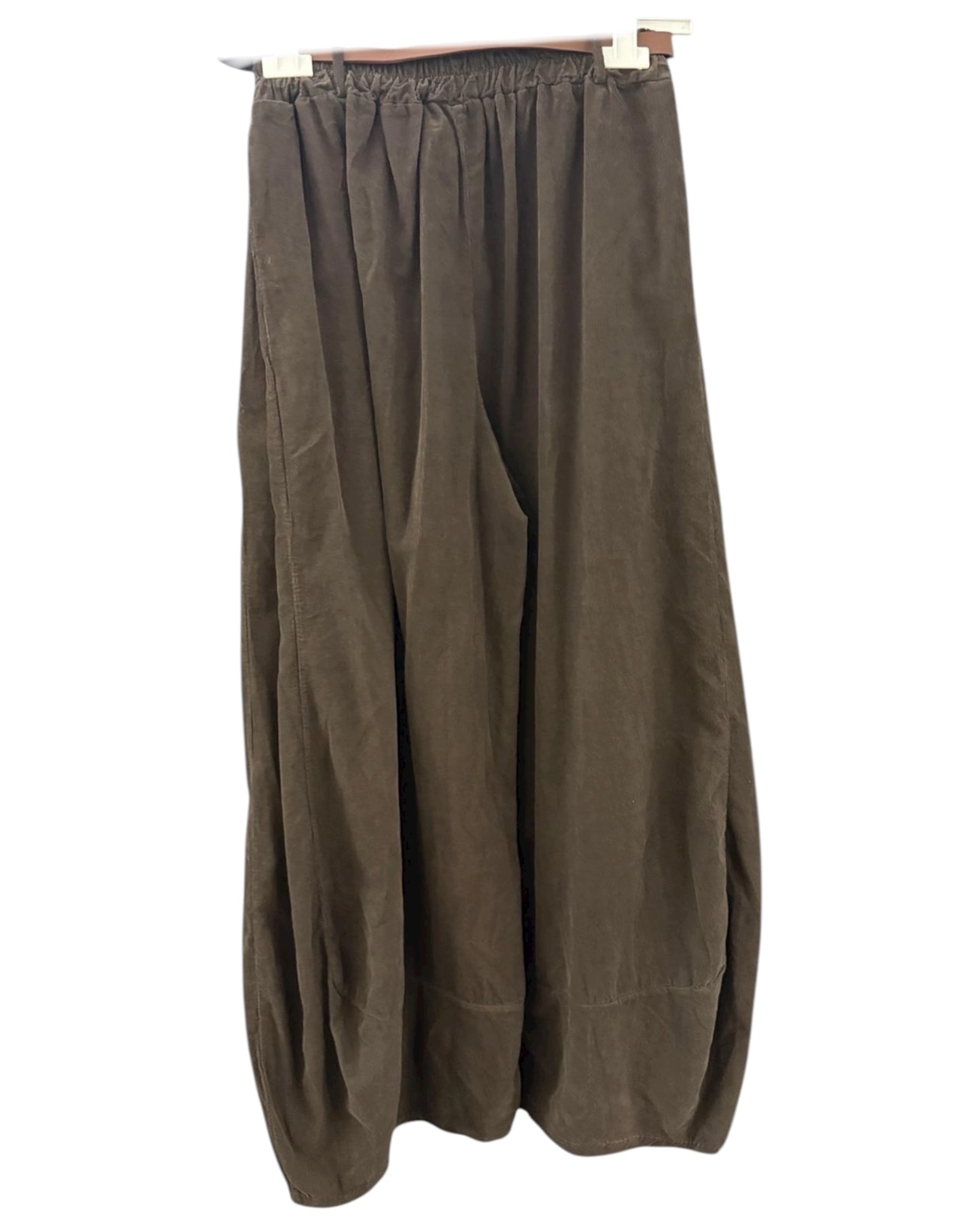 Gia needlecord quirky trousers - Chocolate