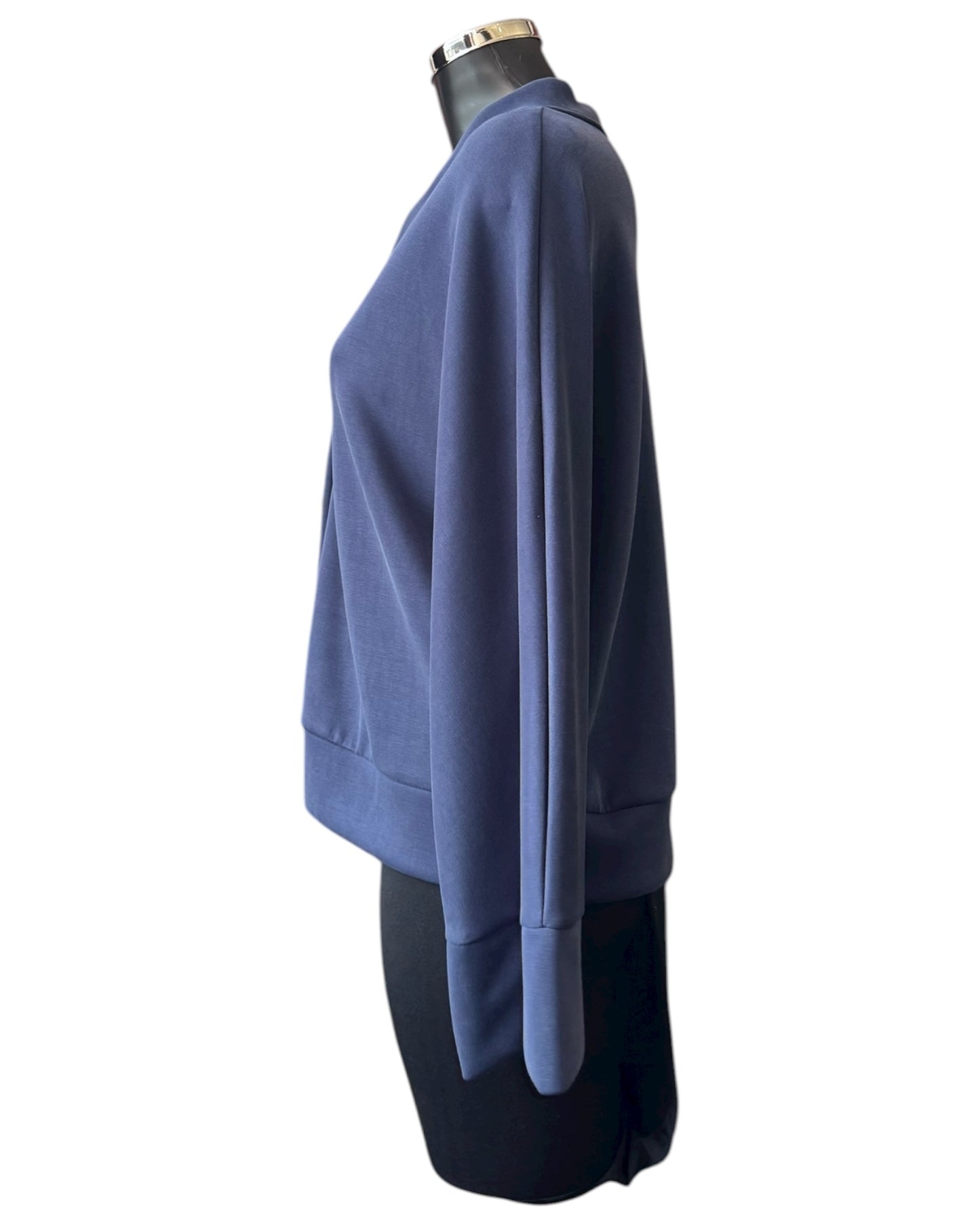 Lola gold button cardigan - Navy