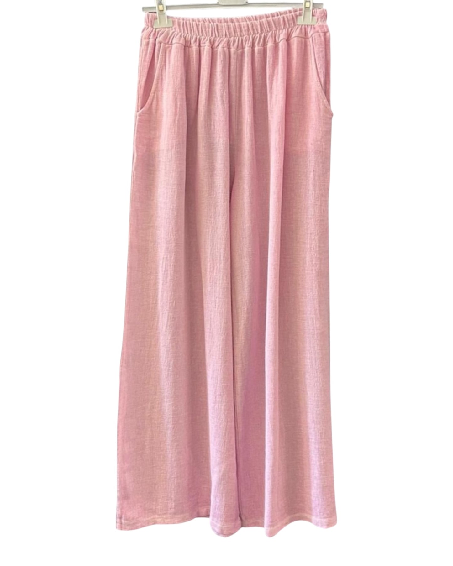 Casey range wide leg trousers - Pink