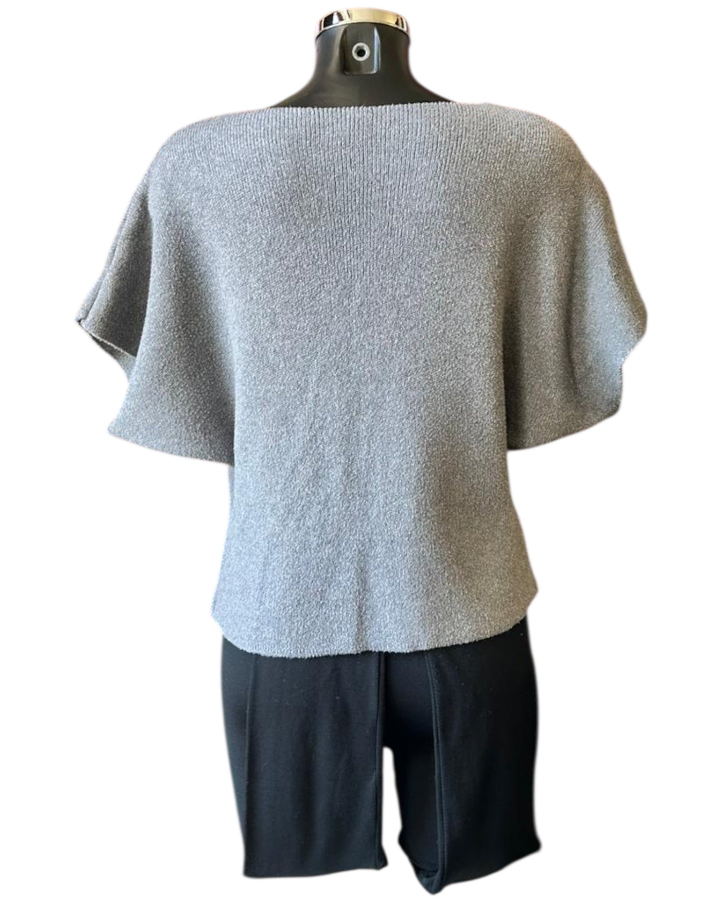 Lisa short sleeve cardigan - Grey