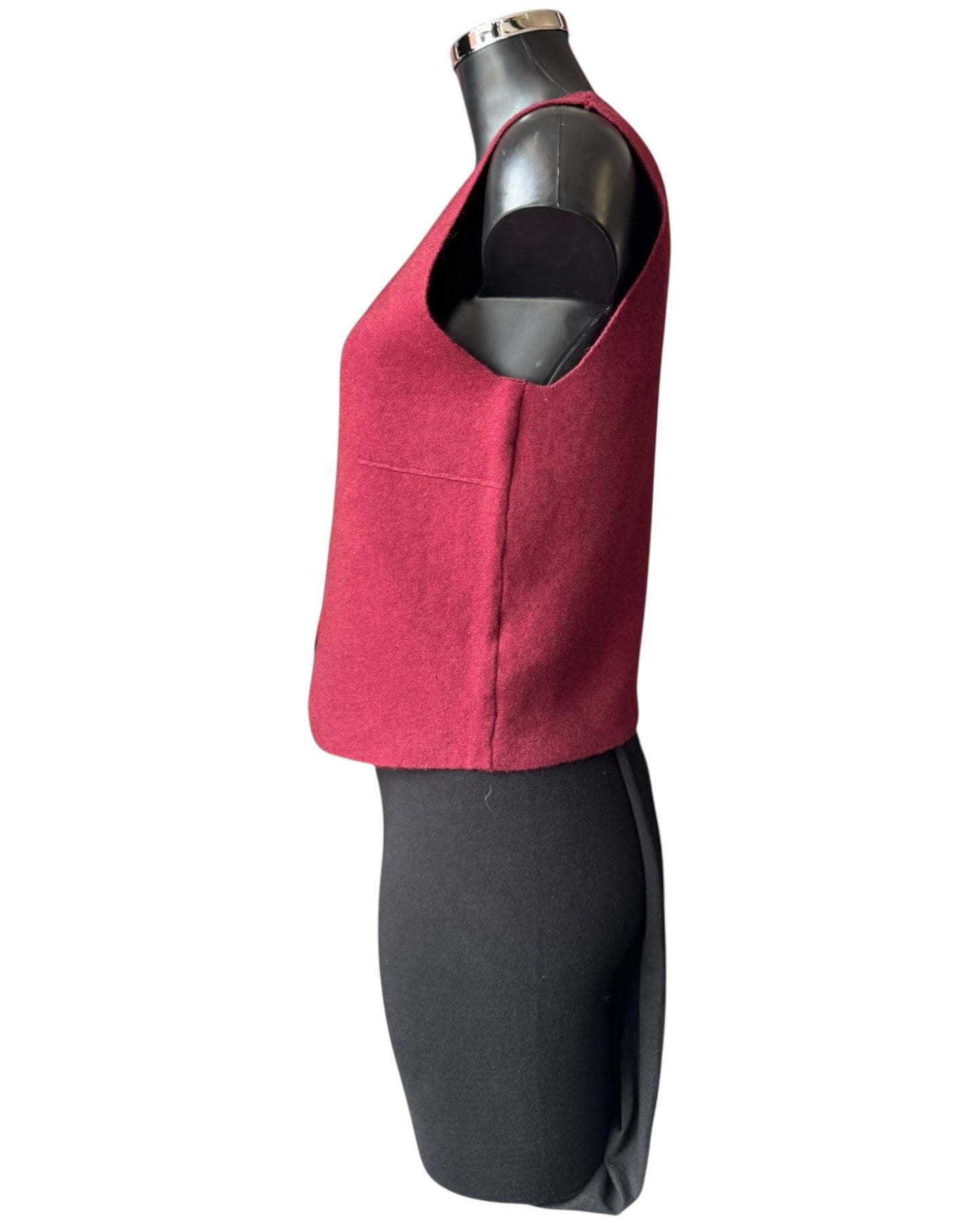 Cassidy knitted waistcoat - Bordeaux