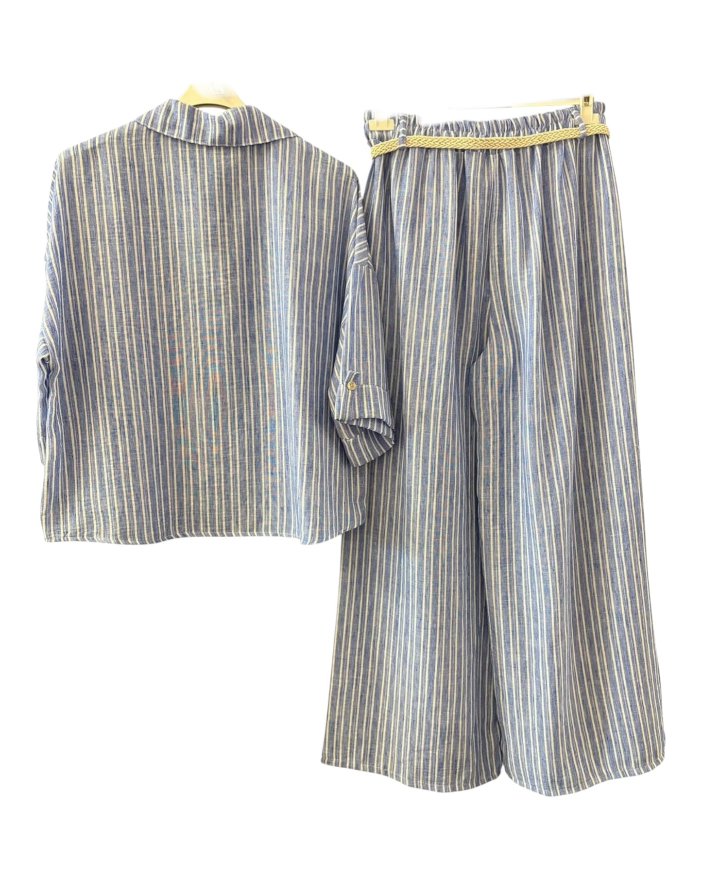 Elona striped co-ord trouser suit - Blue