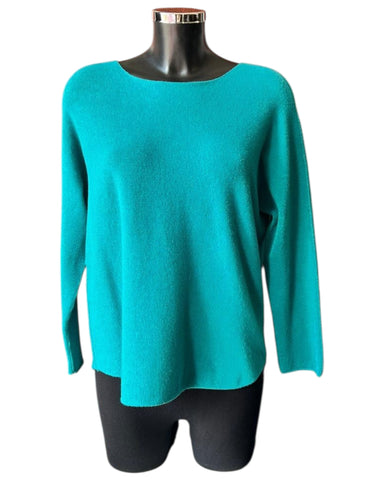 Toni short soft plain jumper - Teal
