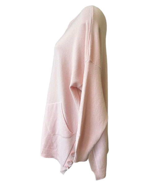 Maggie single cable button side jumper - Pink