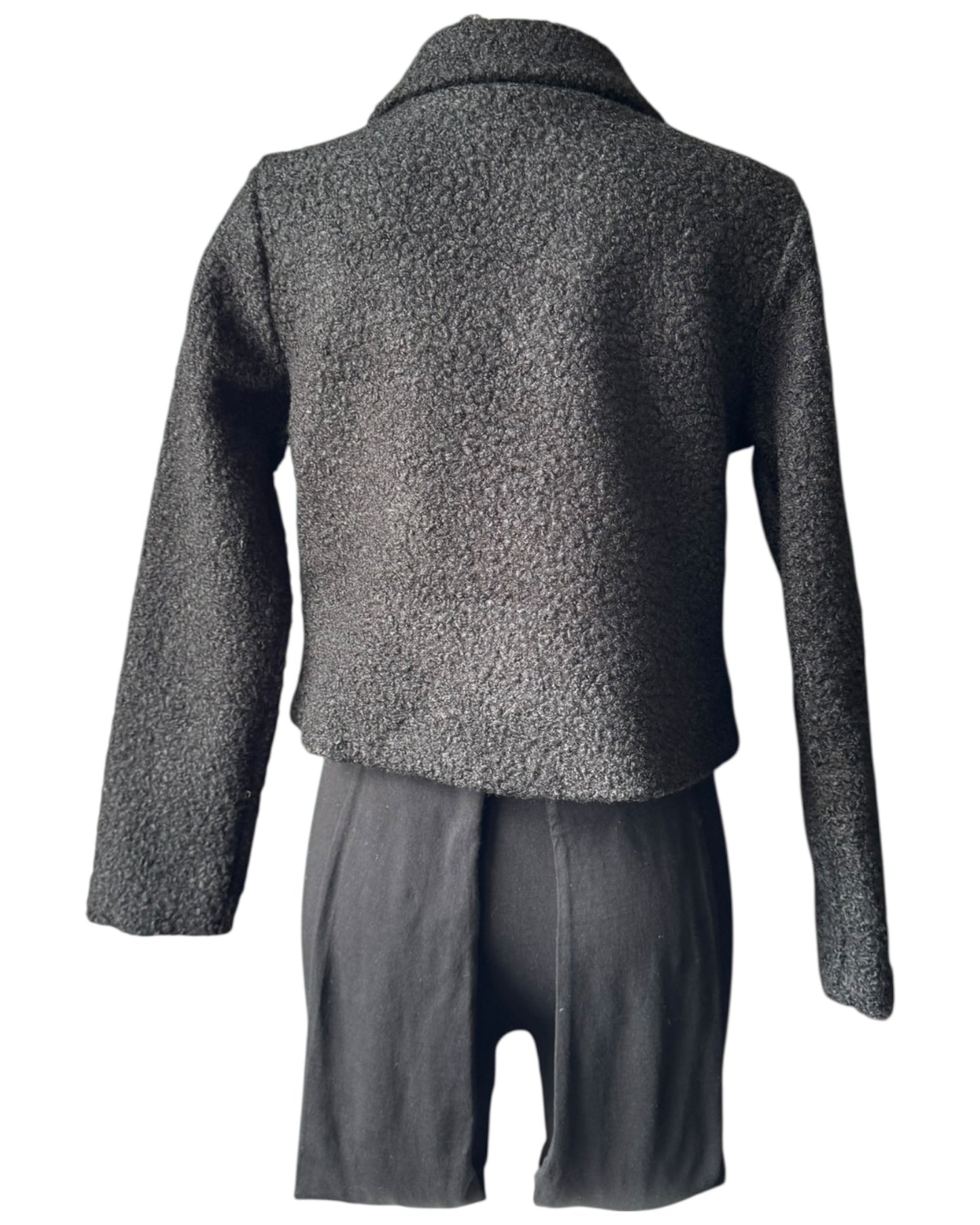 Yazz short boucle jacket - Black