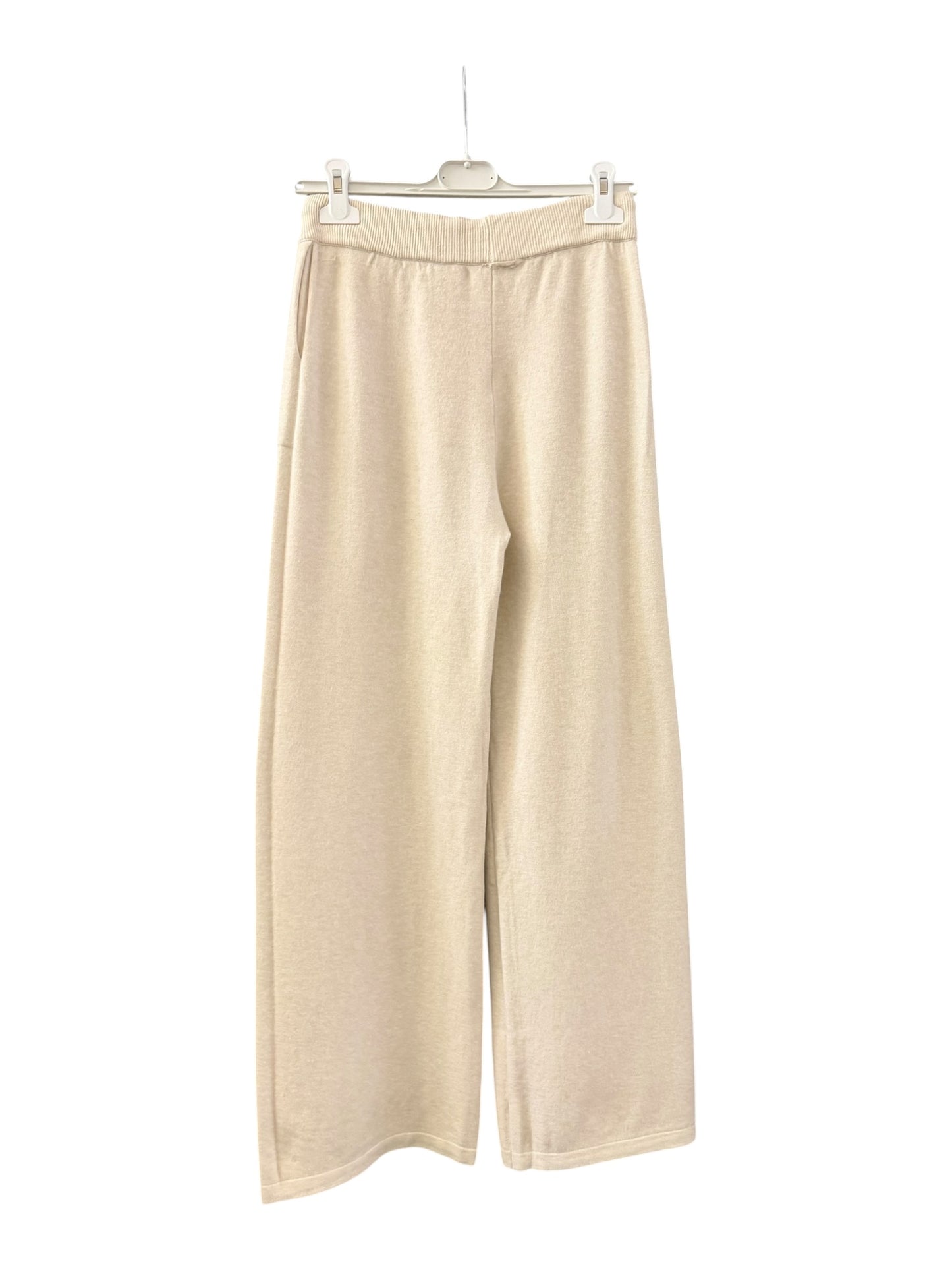 Enya knit wide leg trousers - Beige