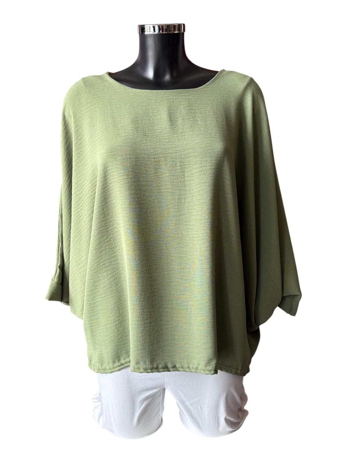 Lucy batwing top - khaki