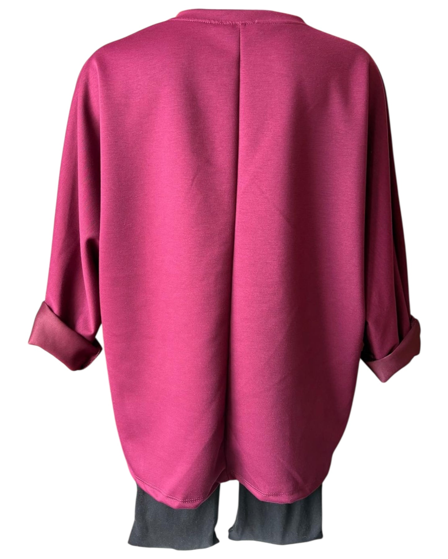 Jasmine soft touch necklace top - Bordeaux