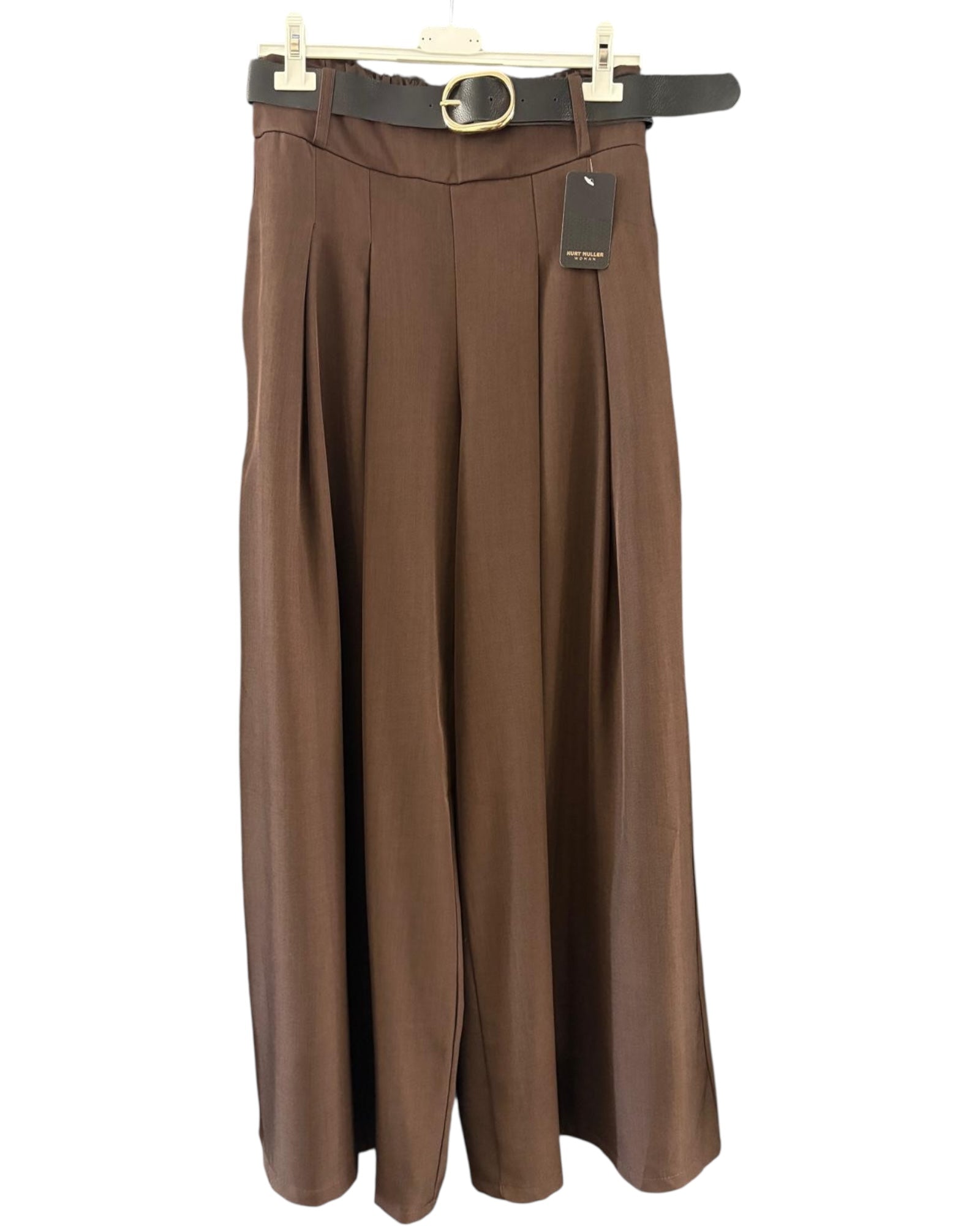 Charlie wide leg trousers - Brown