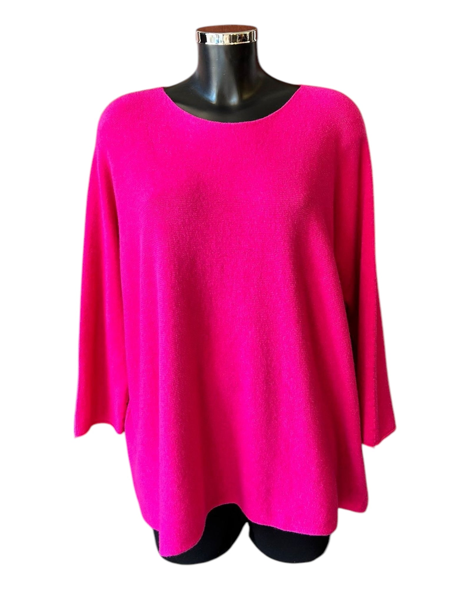 Becca soft knit swing jumper - cerise