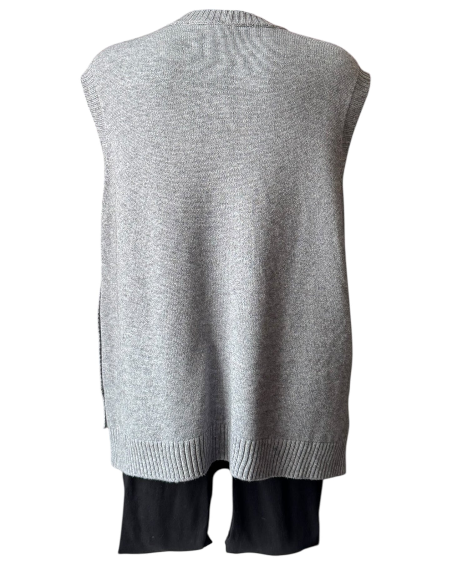 Macey soft knit tank top sweater - Grey