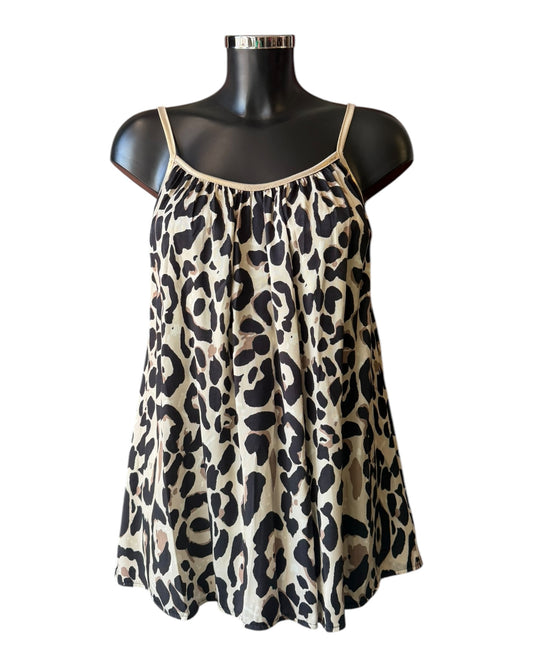 Carla animal print range - strappy vest