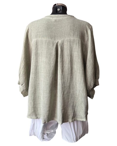 Casey range button through top - Khaki