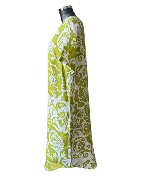 See Saw soft v neck dress vine print