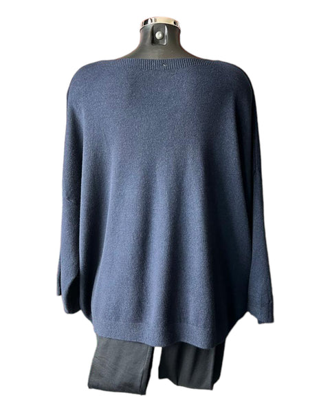 Grace soft knit jumper - Navy