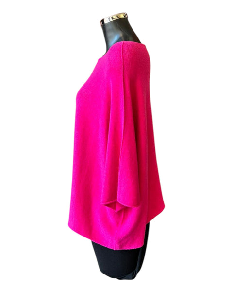 Abigail soft knit short boxy jumper - Cerise