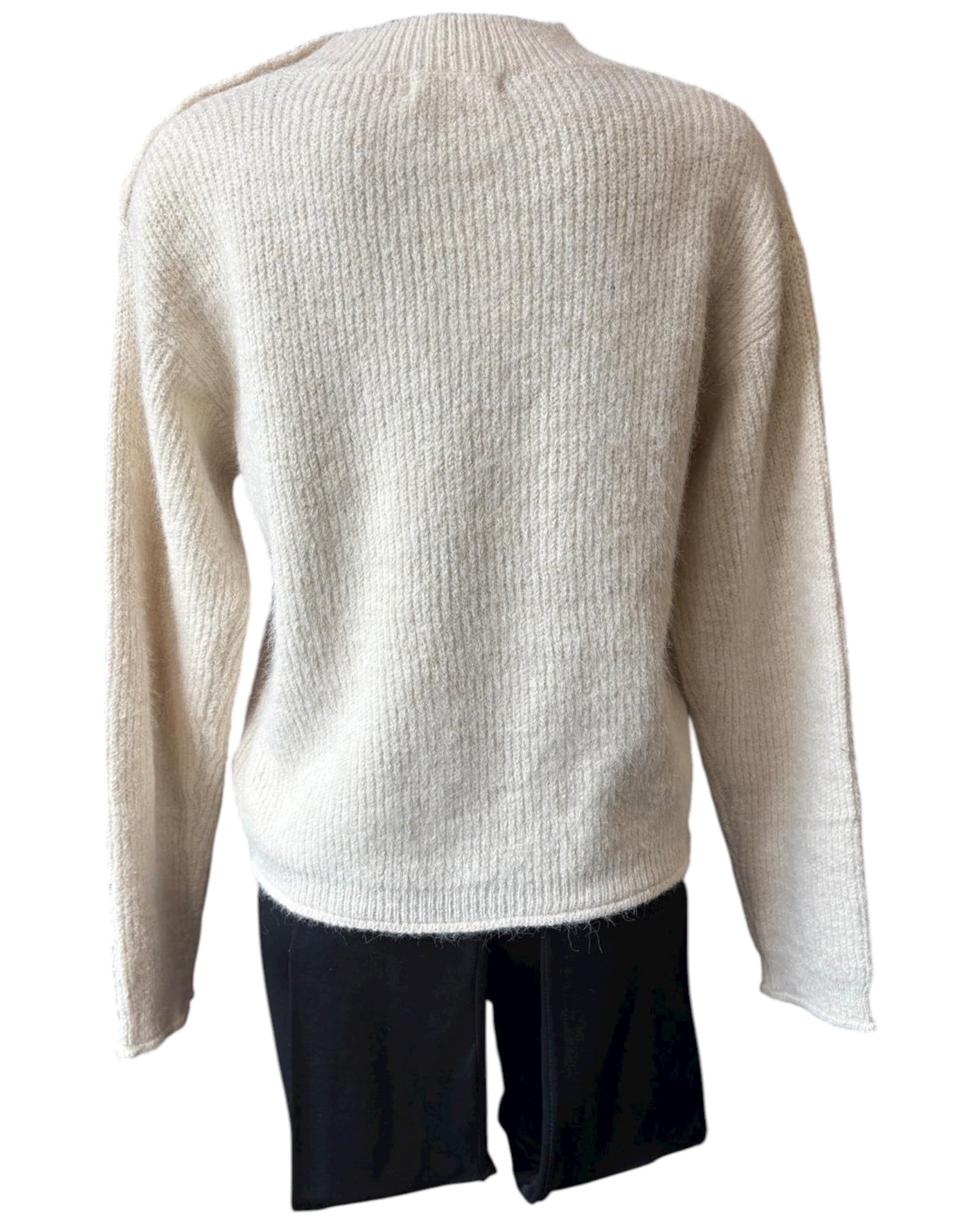 Harriet heart range button through cardigan - cream