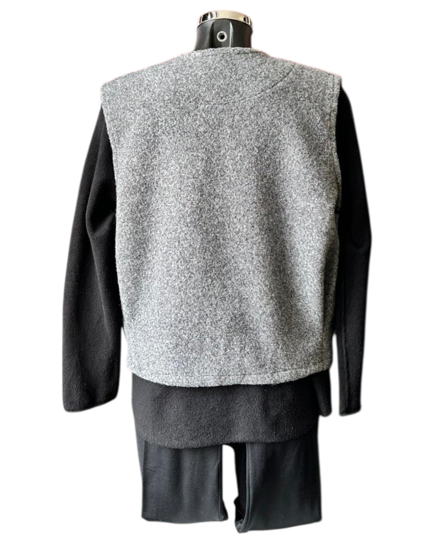 Mila wool feel waistcoat - Grey