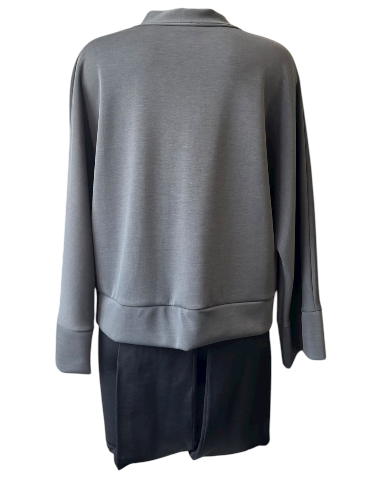 Lola gold button cardigan - Grey