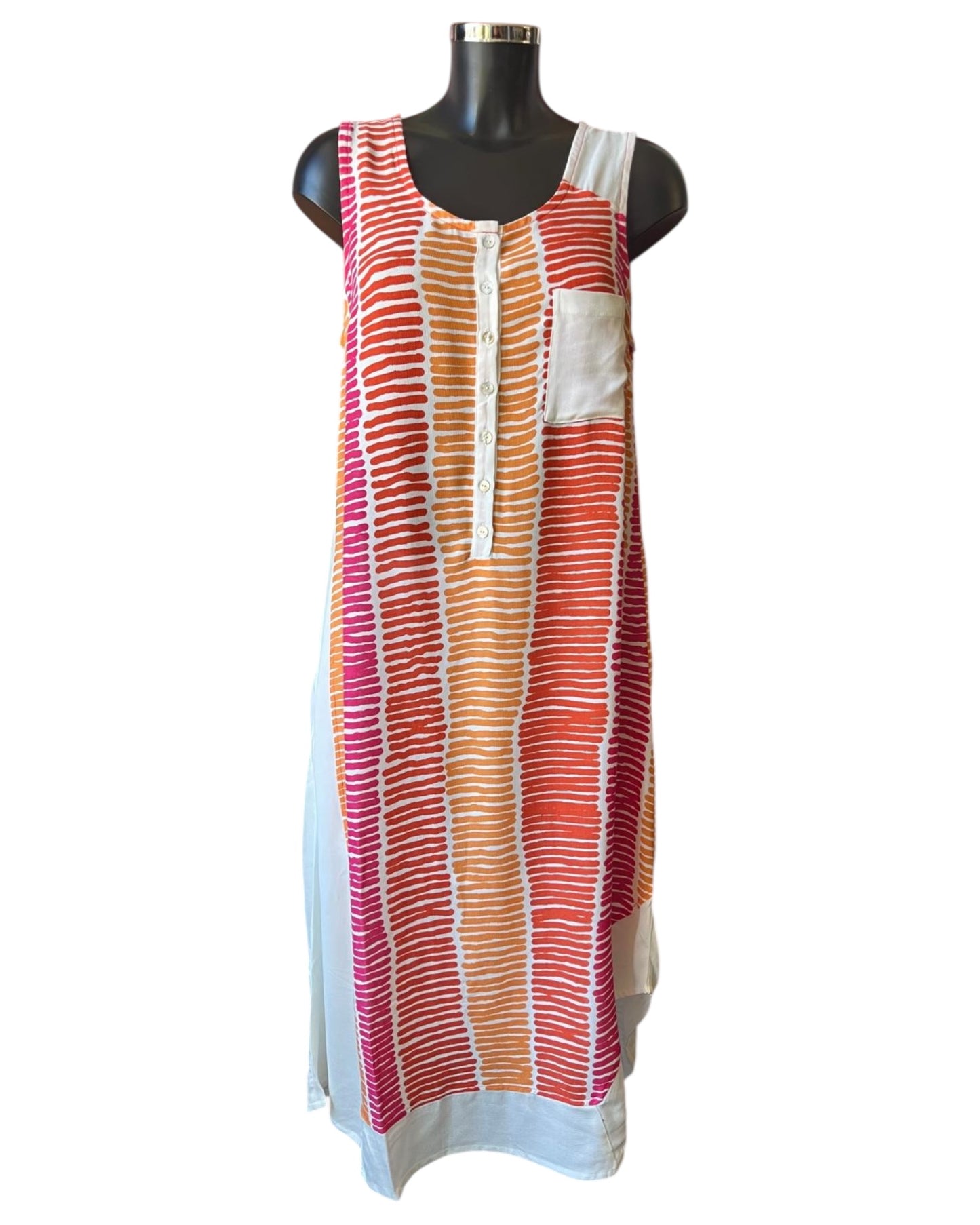 Tara Vao Lana 9016 dress - Orange mix