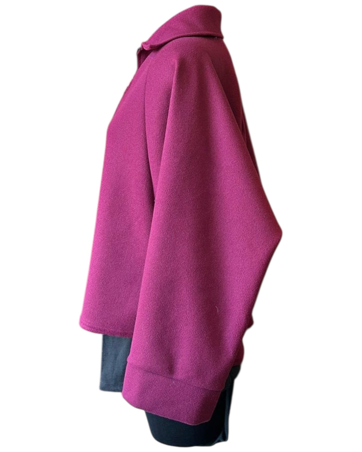 Katrina soft touch collared jacket - Bordeaux