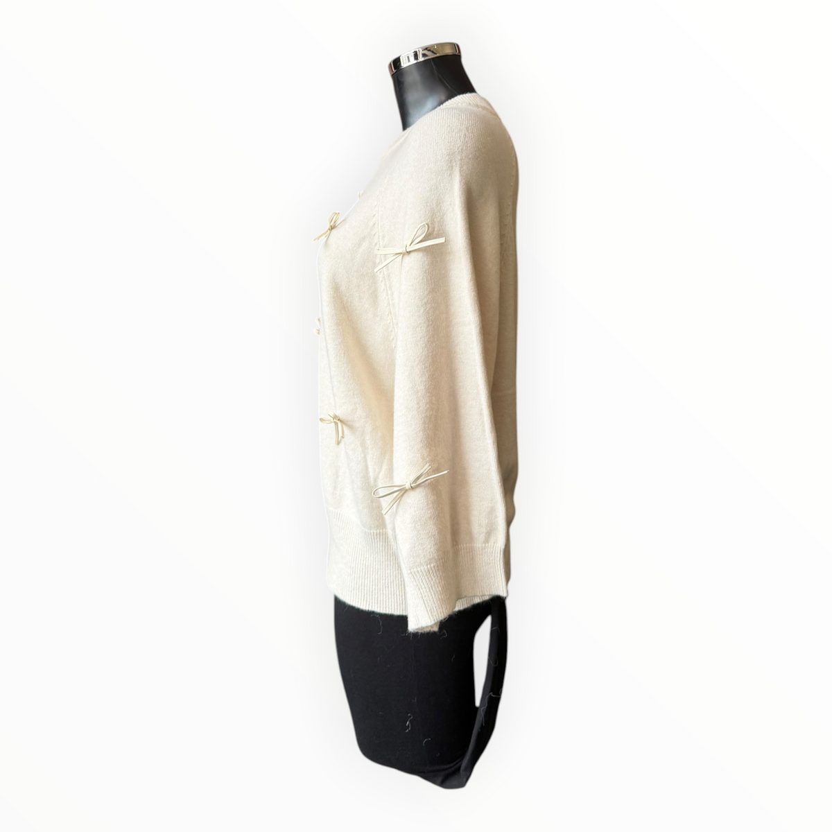 Cassidy bow jumper - Beige