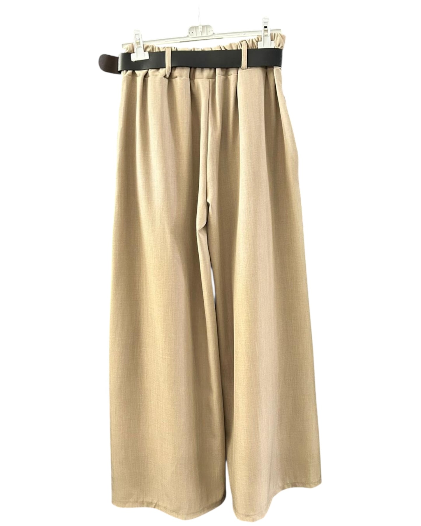 Charlie wide leg trousers - Taupe