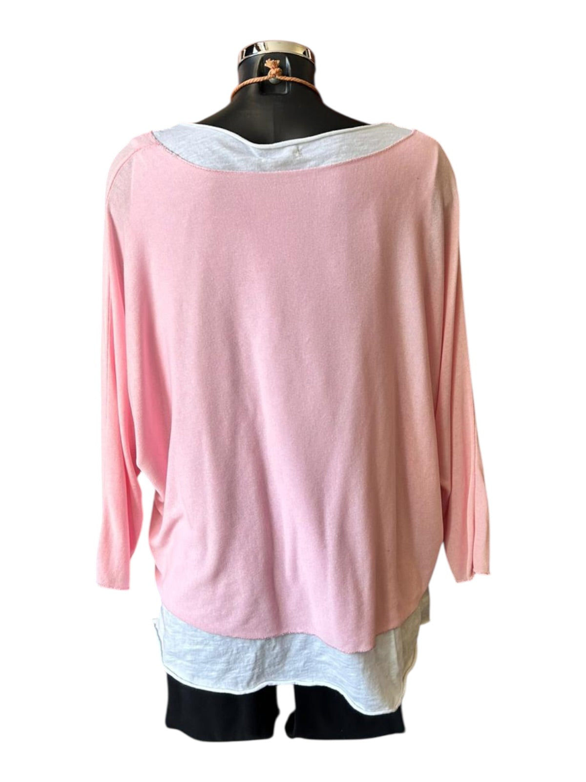 Anya 3 piece layered top set - Pink