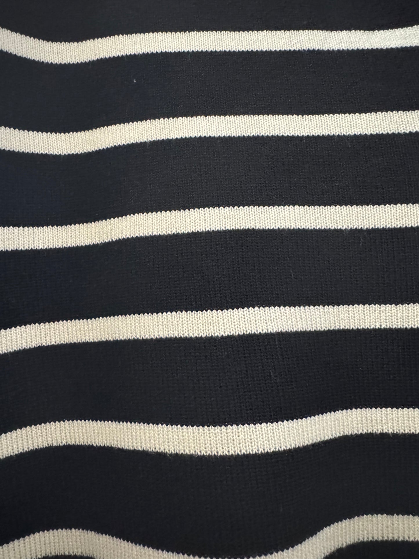 Angel black/white stripe co-ord knitted trouser suit