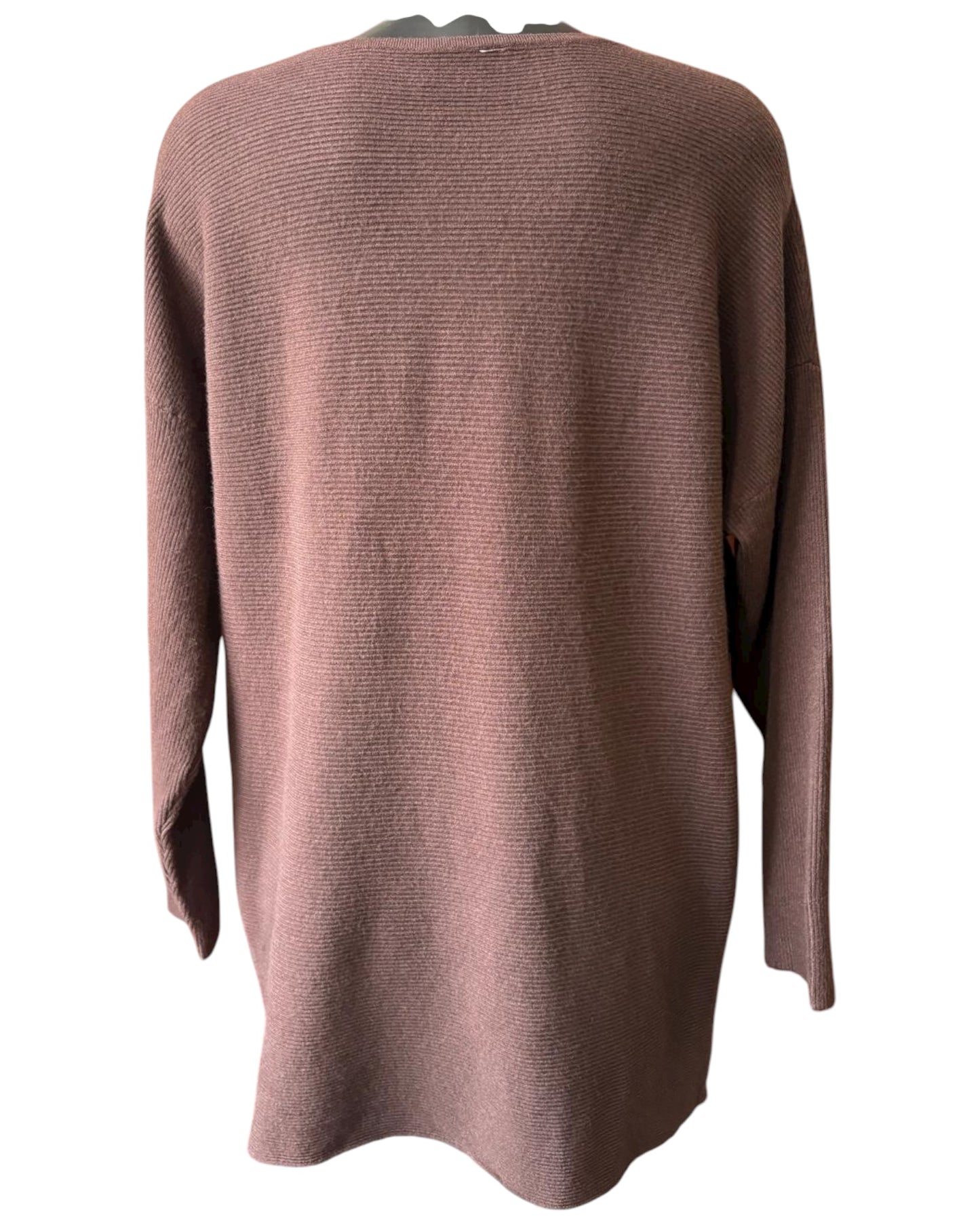Veronica ribbed sparkle hearts jumper - Chocolate