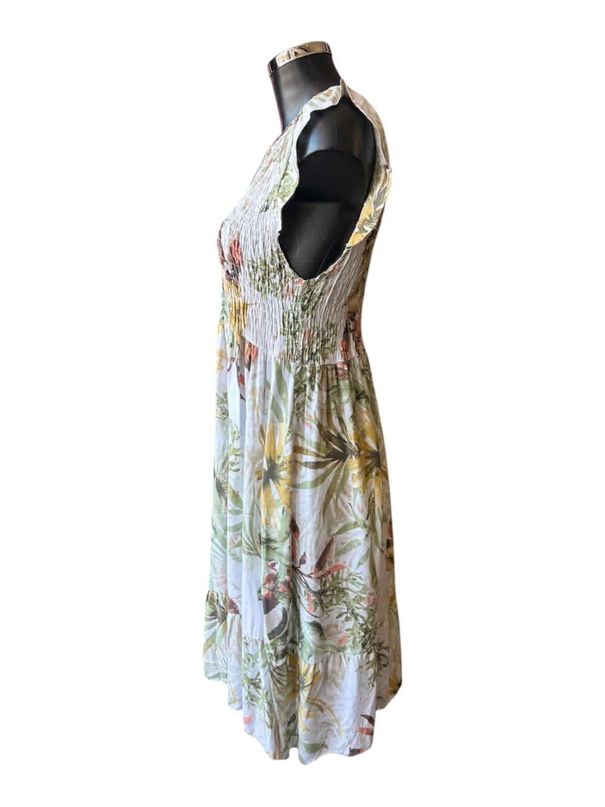 Molly mini dress - Tropical leaf