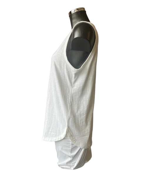 Orientique 100% Organic cotton vest top - White