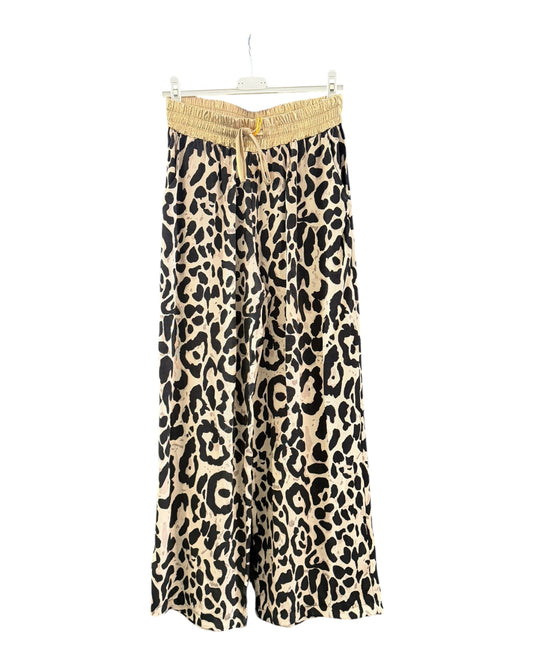 Carla animal print range - Wide leg trousers