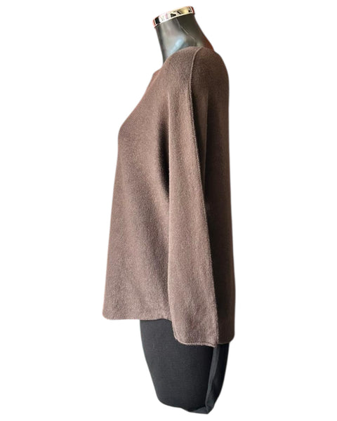 Toni short soft plain jumper - Chocolate