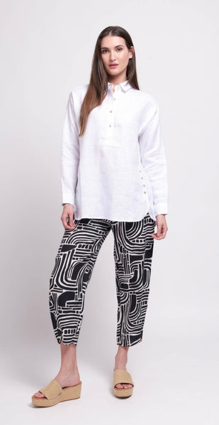 Foil up and away trousers in A-mazing