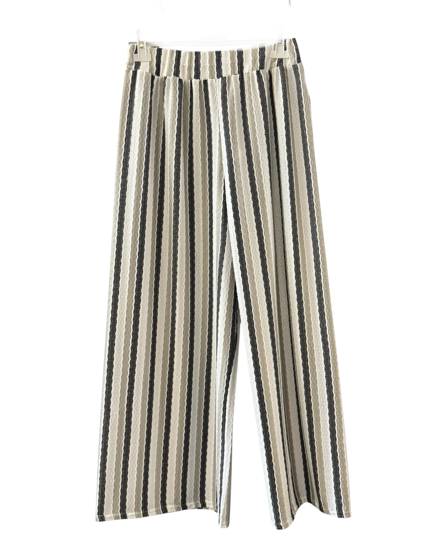 Paloma 2 piece striped co-ord trouser suit - Grey mix