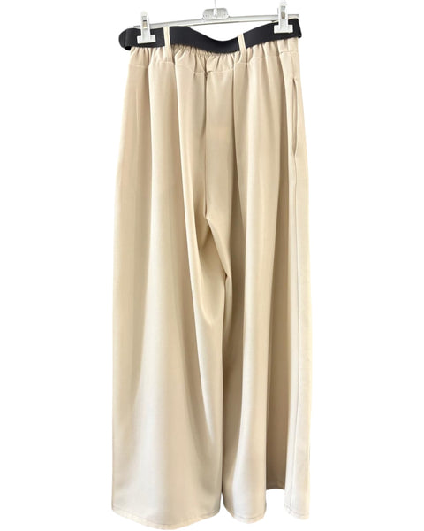 Charlie wide leg trousers - Beige
