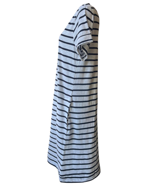 Foil captains choice dress - Breton stripe