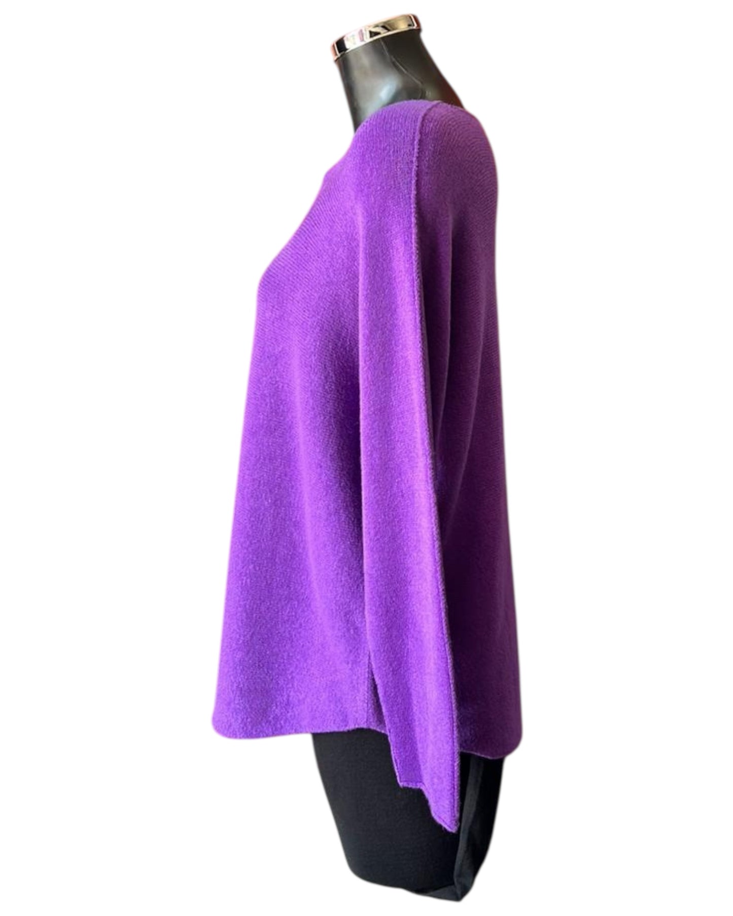 Toni short soft plain jumper - Purple