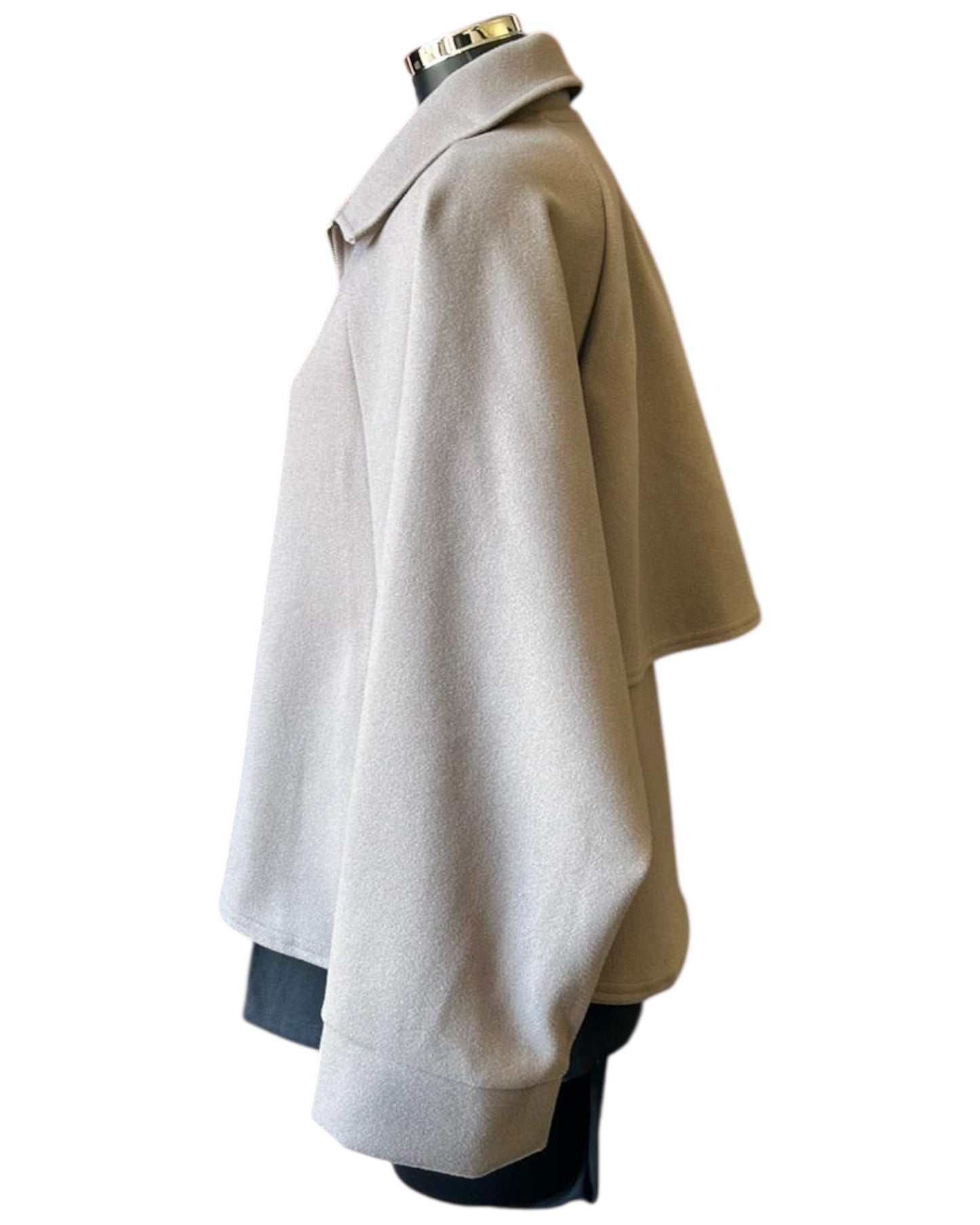 Katrina soft touch collared jacket - Taupe