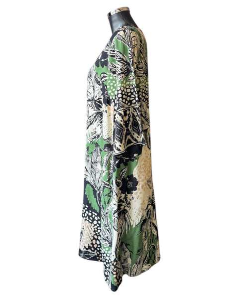 Orientique Nungwi contemporary frill sleeve dress