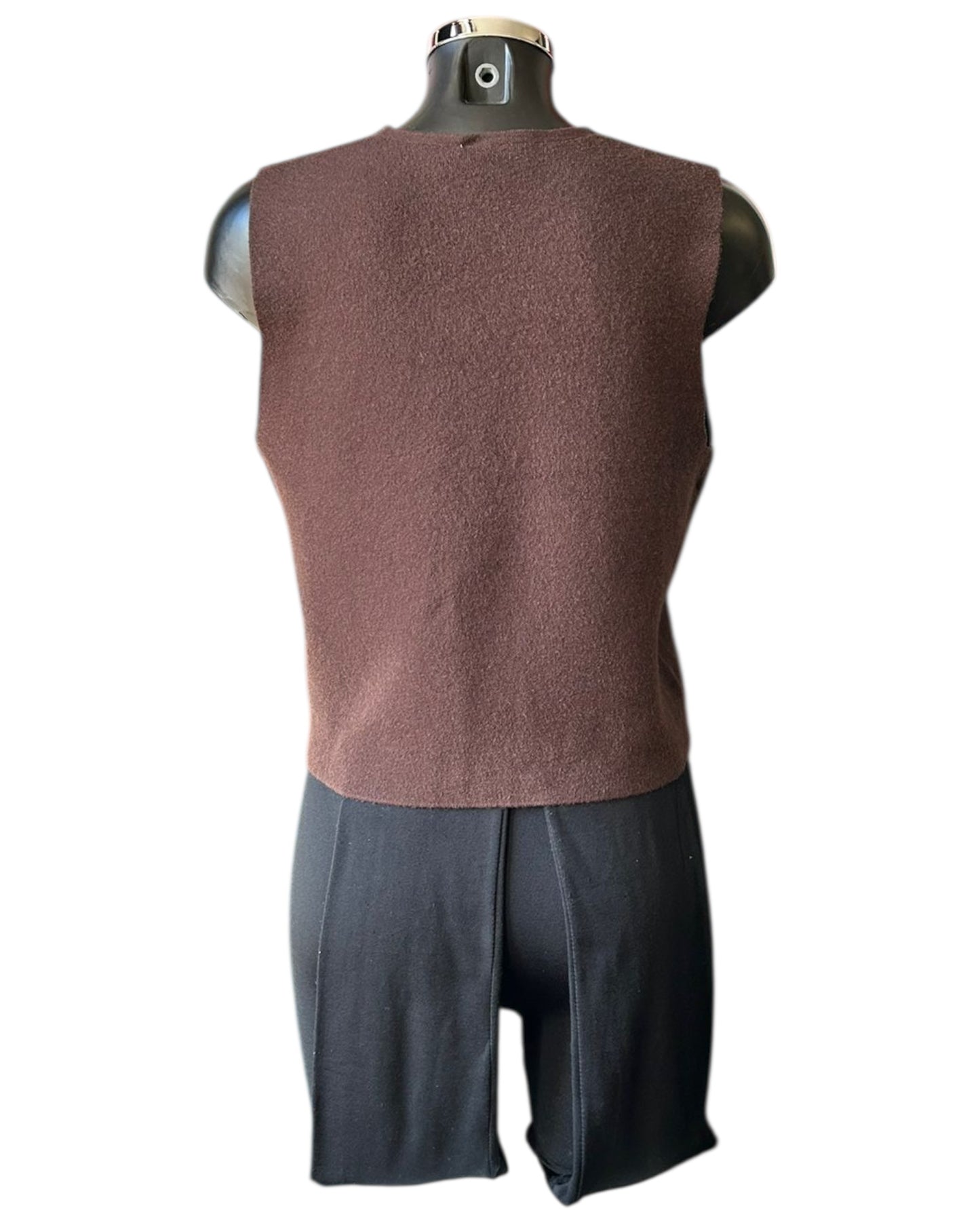 Cassidy knitted waistcoat - Chocolate