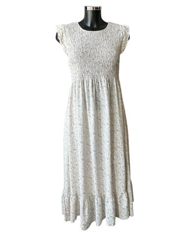 Molly ditsy print dress - Beige