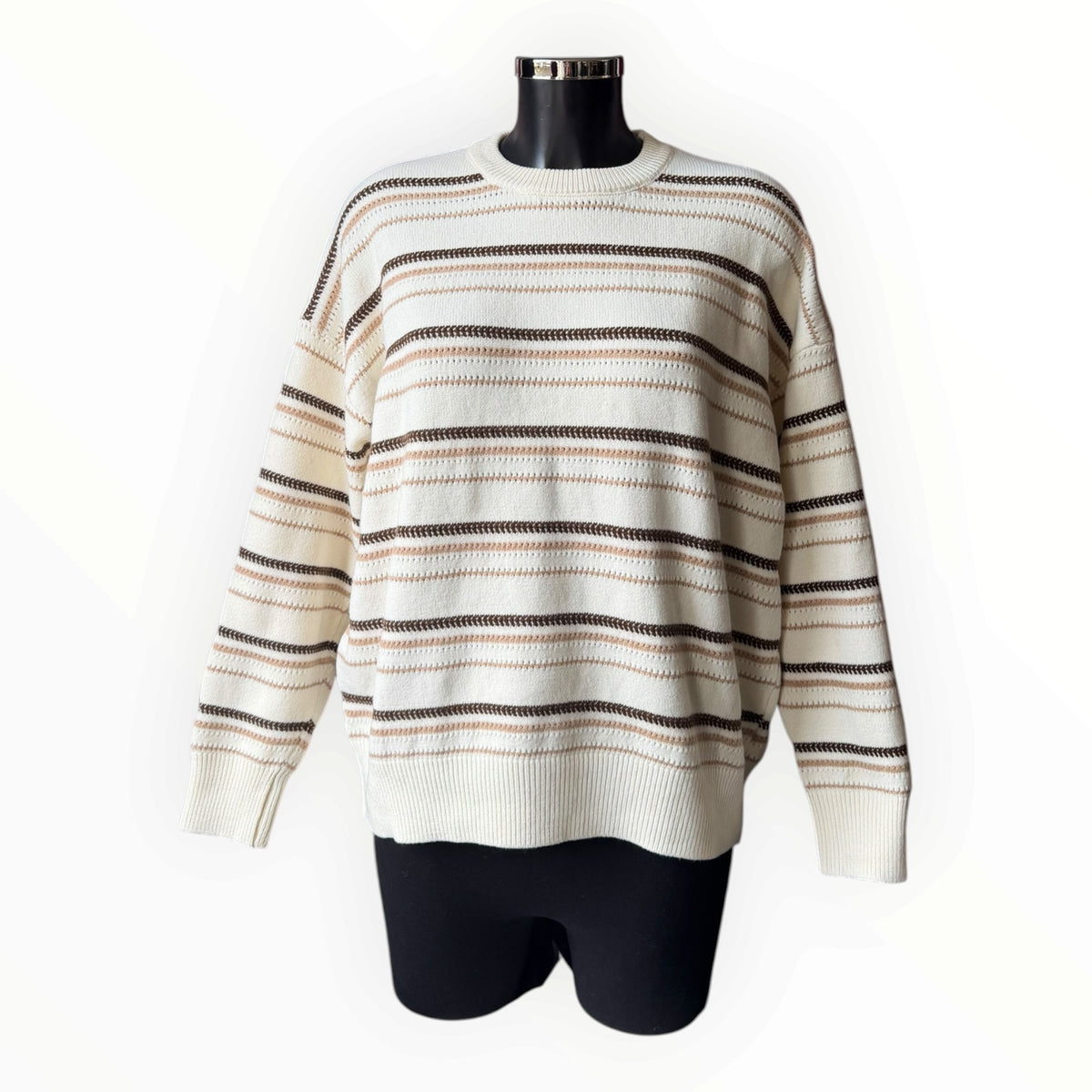 Ellie herringbone stripe jumper